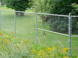Забор из сетки-рабица 105 метров